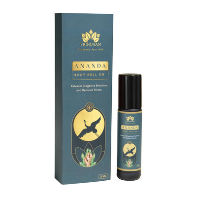 Vrindaam Body Roll-On ANANDA, 8 ml 