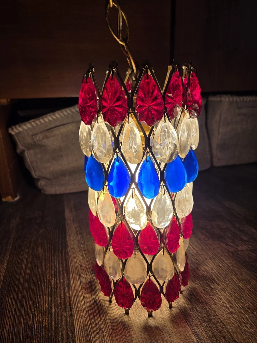 値下げ　紅燈(アンティーク 飾り物) Red Hanging Lamp In Collectible Ceiling Light Fixtures for sale | eBay