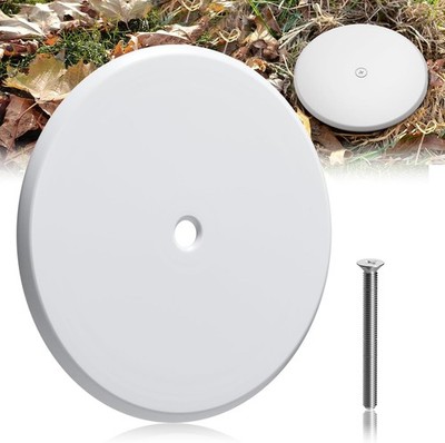 7 Inch Cleanout Cover, Decorative Cleanout Access Covers Plate, Round Stainle...