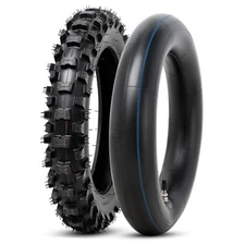 2.50-10(60/100-10) 4PR TT 33J Off Road Mini Dirt Bike Front/Rear Tire and 