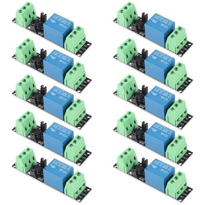 10Pcs 1 Channel DC 3V/3.3V Relay Power Switch Module with Optocoupler Relay... 