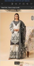 3pc Soft Khadder Suit medium chest  21 with printed shawl
