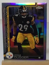 2025 Topps Chrome Football Kyle Dugger Refractor #211 - Steelers