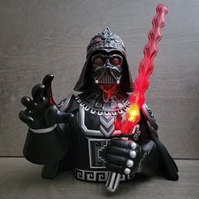 Unruly Industries Star Wars Darth Vader Designer Bust Jesse Hernandez Lights Up