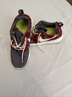 Nike iD Roshe x Pendleton Aztec Wool Womens Size 9 Sneaker Shoes EUC