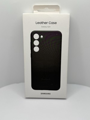 Genuine OEM Samsung Galaxy S23 S23+ Plus Leather Case Black SEALED FAST SHIP!