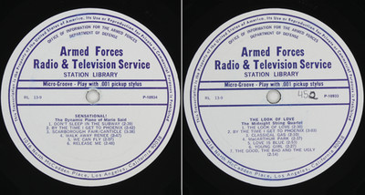 1960 AFRTS Midnight String Quartet Sensational Mario Said Armed Forces RL 13-9