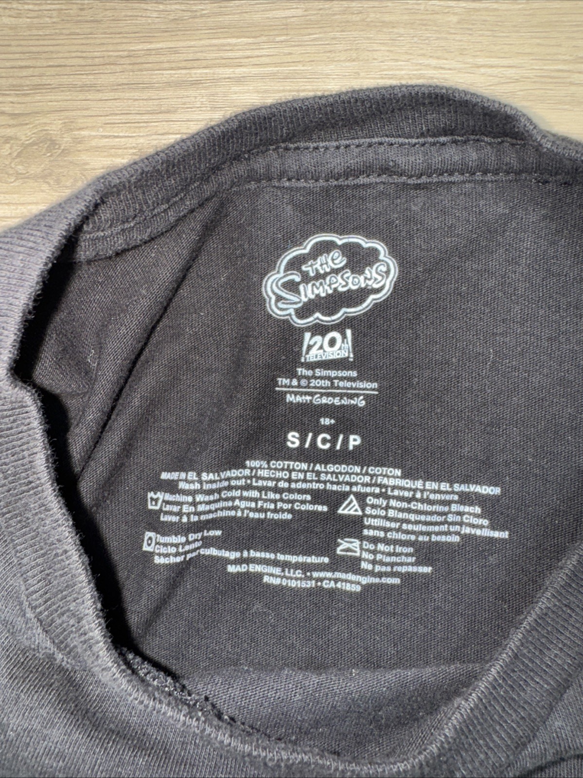 Radioactive Bart Simpson Size Small Long Sleeve T… - image 4