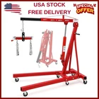 2 Ton Engine Hoist with Lever Folding Cherry Picker Engine Hoist Shop Crane
