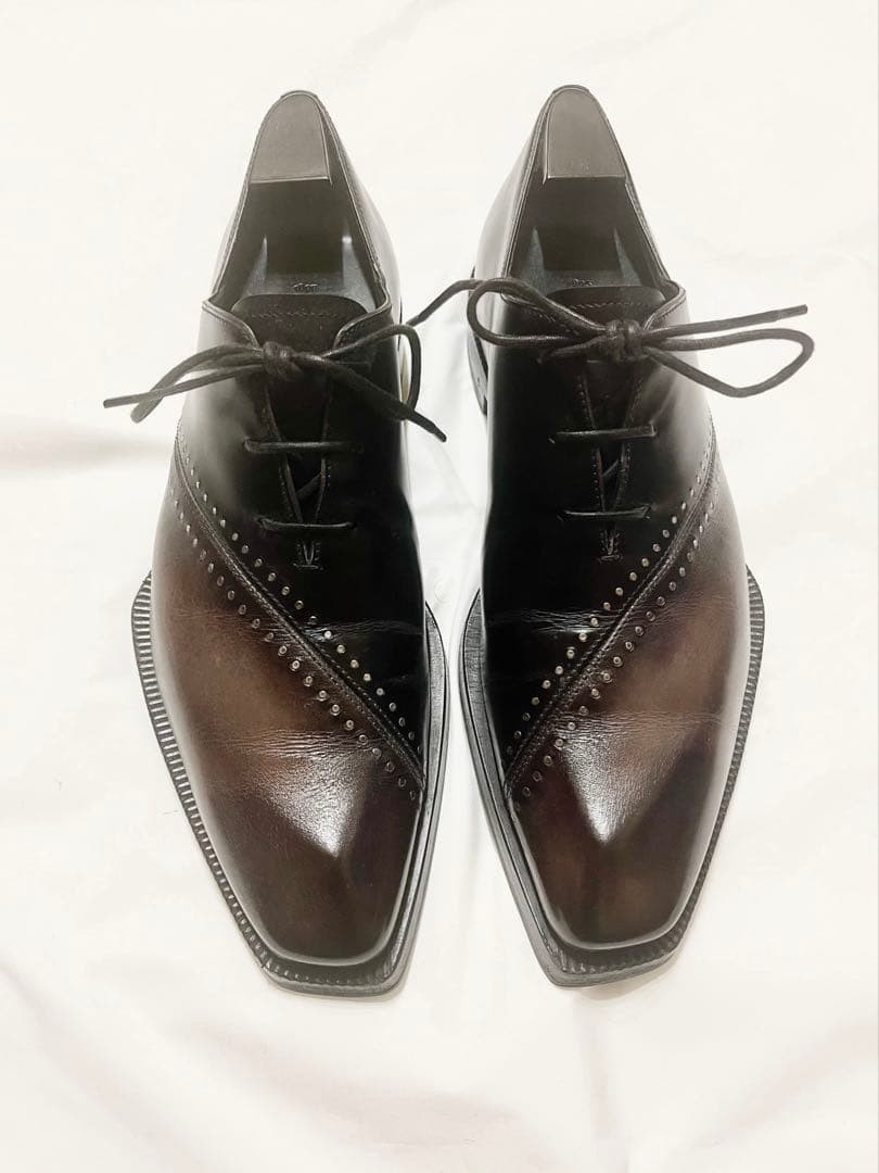 Berluti Alessandro Edge Studs Patchwork Leather 2… - image 1