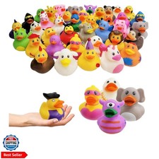 Assortment Rubber Duck Toy Duckies for Kids, Bath Birthday Gifts Baby Showers...