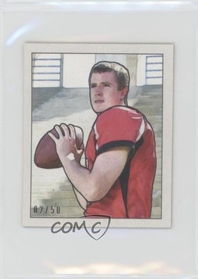 2011 Topps 1950 Bowman Design Bowman 1st Logo 2/50 Matt Ryan #40 0b2