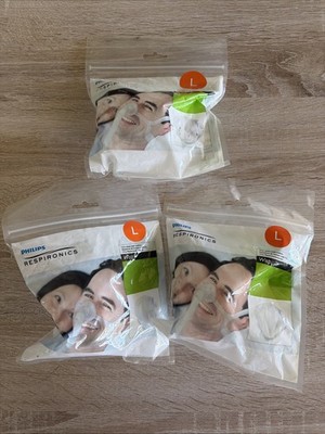 Lot of 3 NEW Philips Respironics Wisp Large Nasal Mask Cushion (1094088) OEM