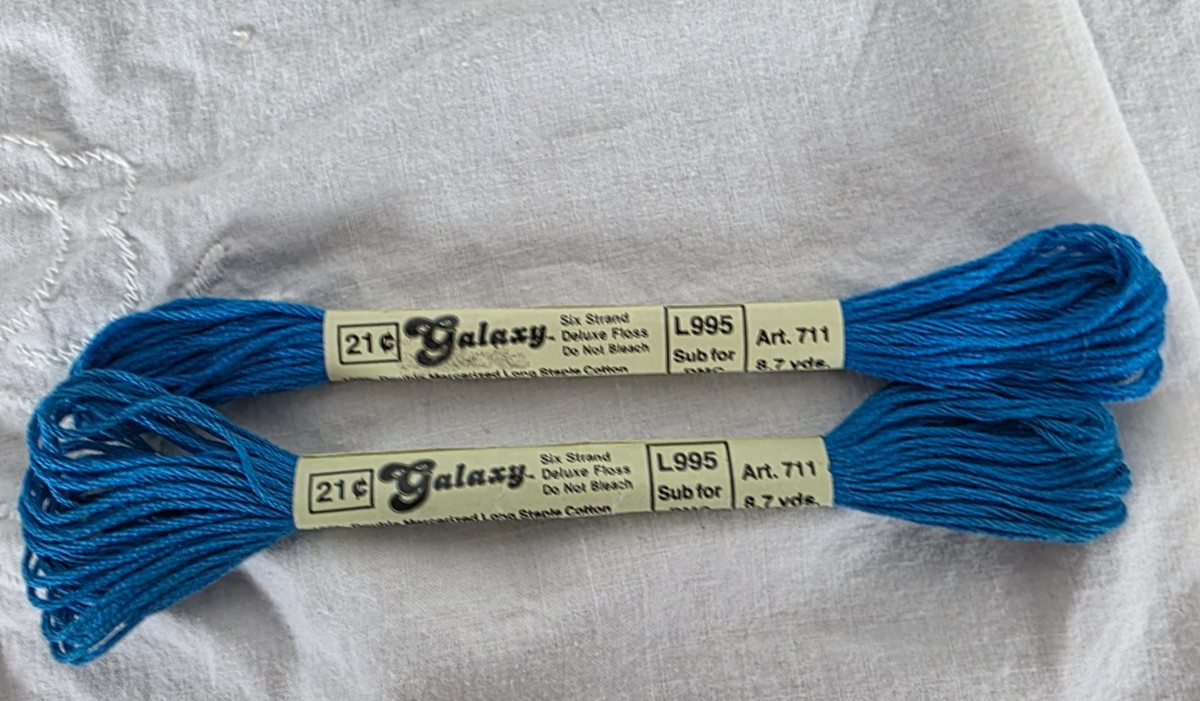 Floss Set Of 2 L995 Sub For Dmc 995 Cotton Mercerized
