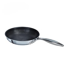 Circulon SteelShield C-Series Frying Pan in Stainless Steel - Non Stick - 22 cm