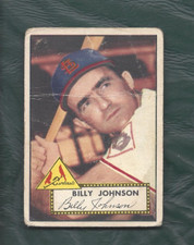 1952 Topps baseball card #83 Billy Johnson St. Louis Cardinals F/G