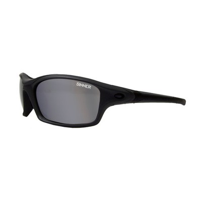 SINNER EATON Herren/Damen Sonnenbrille MATT DUNKELGRAU/RAUCH FLASH MIRROR KAT.3