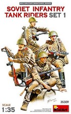 1/35 WWII Soviet Infantry Tank Riders Set 1 (...