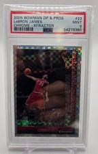2005-06 Bowman Draft Picks & Prospects - LeBron James #23 Chrome X-Fractor /150