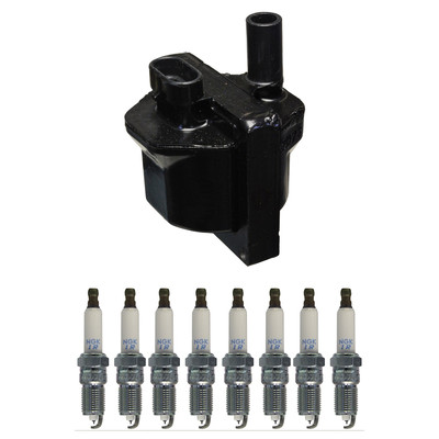 Denso Ignition Coil 8 NGK Iridium Spark Plugs Kit For Caprice 4.3 V8 Vin W