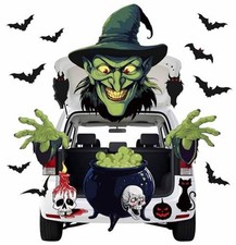 Halloween Car Decorations Kit - Witch Trunk or Treat Car