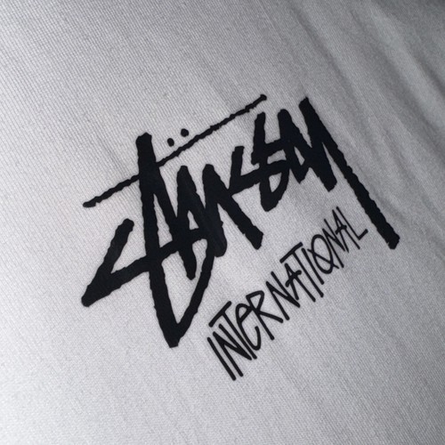 Stussy International Basic Tee Size XL White Short Sleeve Logo NWT - Picture 7 of 7