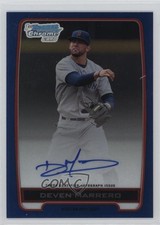 2012 Bowman Draft Chrome Picks Blue Refractor 8/150 Deven Marrero Auto 0t3