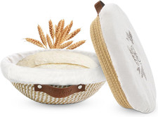 Banneton Bread Proofing Basket Set of 2, Round  Oval with Liners