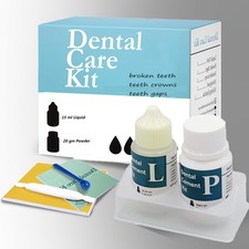 Zinc oxide-eugenol Cement Dental Kit affix temporary crowns or bridges