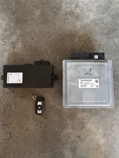 2008-2010 BMW E60 335i N54 ENGINE CONTROL UNIT ECU DME CAS IGNITION KEY 7583332
