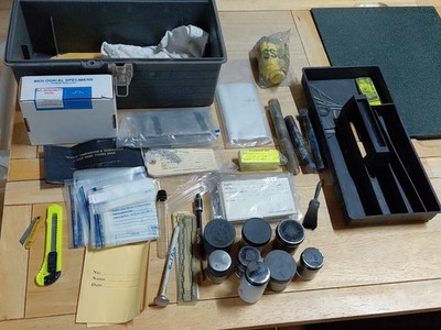CSI Evidence Collection Kit Used In Box/toolbox