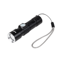 Led-Taschenlampe 3W Reichweite 80M Akku 350Mah 120Lm Aluminium Rebel