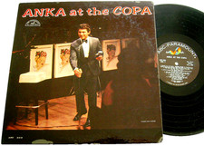Paul ANKA "At Thr COPA"  Original 1960 USA LP ABC PARAMOUNT 353  TBE / EX