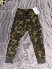 New Nike Tech Fleece Camo Tracksuit Pants Sweatpants Boys Kids Youth XS