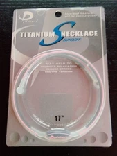 Phiten Titanium Sport Necklace  17 Inch Pink