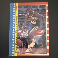 1987 Fleer Sticker - Chuck Person Indiana Pacers #10 of 11 Basketball