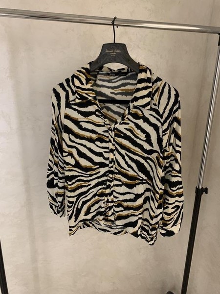 Women ZARA Shirt White 34 / XS / 42