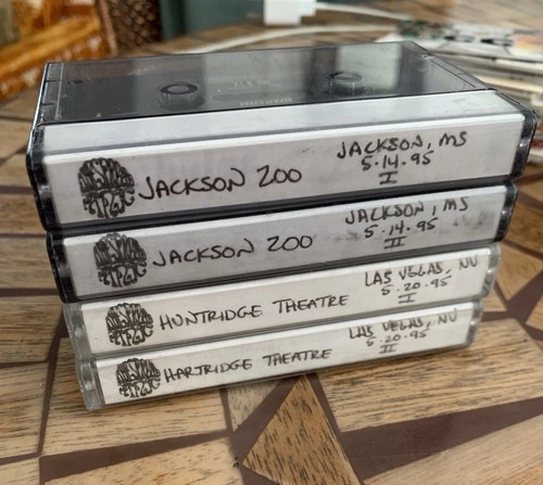 Widespread Panic WSP Cassette Tapes May 1995 Jackson MS Las Vegas NV