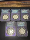 1962 Franklin Half Dollar 50C NGC 1960 1961 1963 Lot Of 5 Coins