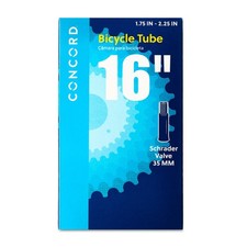 Replacement Bicycle Inner Tube 16" Schrader Valve