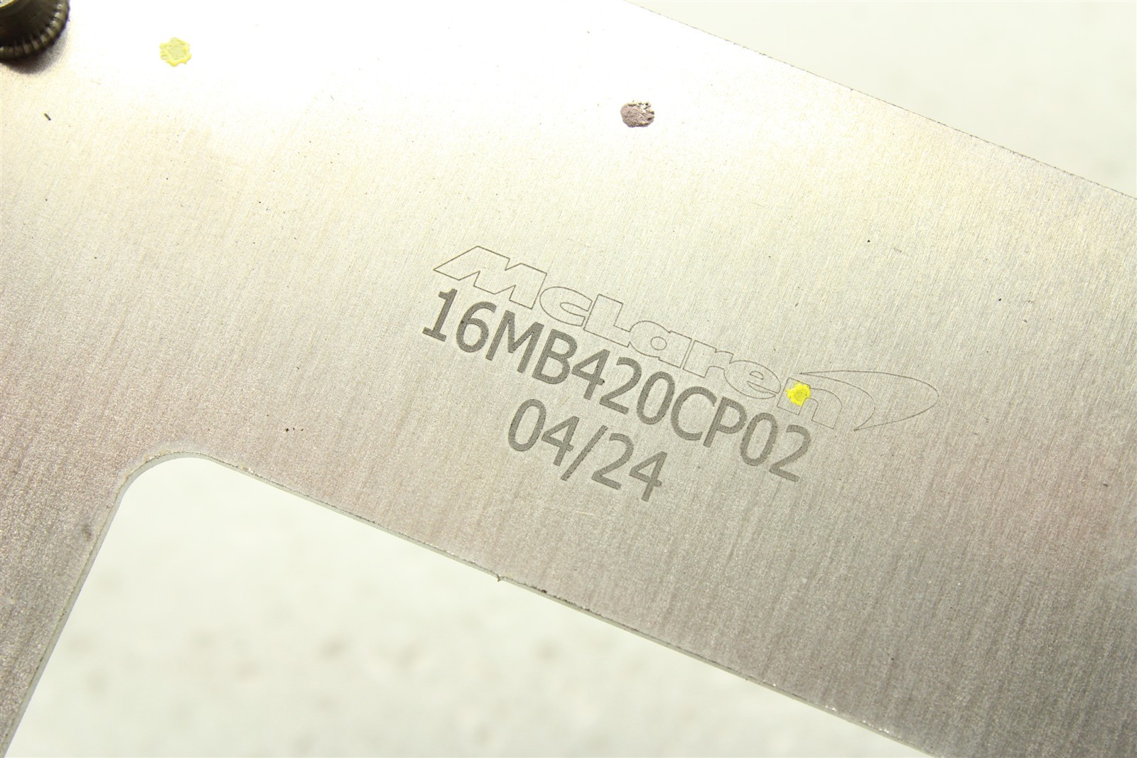 2025 McLaren Artura Control Module Bracket 16MB420CP 