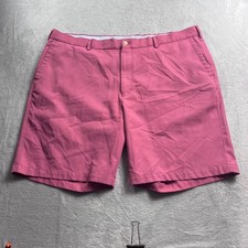 Peter Millar Salem Performance Golf Shorts Pink Mens 42 MF18EB82