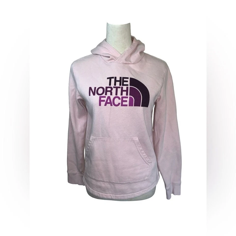 Sudadera con capucha The North Face rosa/púrpura para niñas L (14/16) Foto 2 de 4