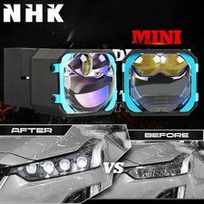 Nhk Mini 1.5 Bi Led Projector Lens 60w 6000k Led Headlight Matrix Kit Retrofit