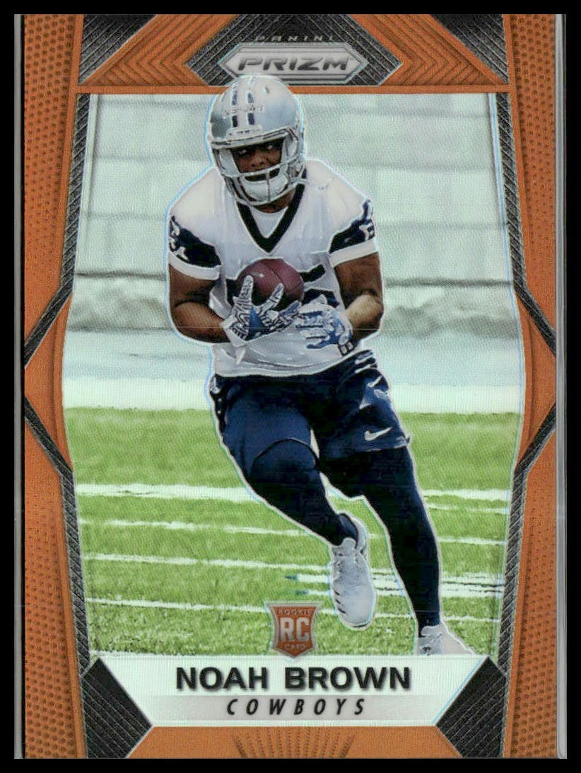 2017 Panini Prizm #280 Noah Brown Prizm Orange #/275