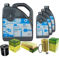 Inspektionspaket 8L MB 5W-40 229.5 FüR Mercedes W163 ML 270 CDI W203 C 220 S203