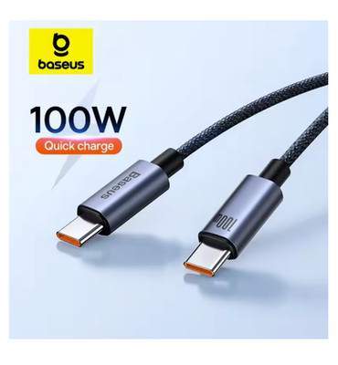 Baseus 100W USB C to C Fast Charging Cable for iPhone Samsung