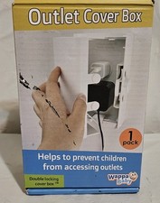 Wappa Baby Double Lock Safety Outlet Cover Box Plate Cover