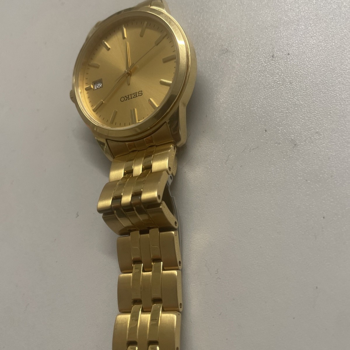 Seiko Gold Mens 42mm Wrist Watch 6N52 00C0 | eBay