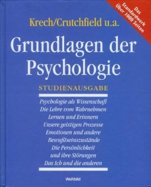 Grundlagen der Psychologie - Krech/Crutchfield